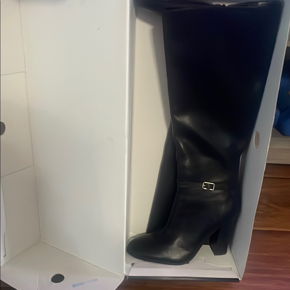 Nine West Black Knee Women's Boots- like new